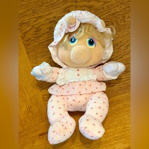 Vintage 1984 Muppet Babies Miss Piggy Plush Doll
